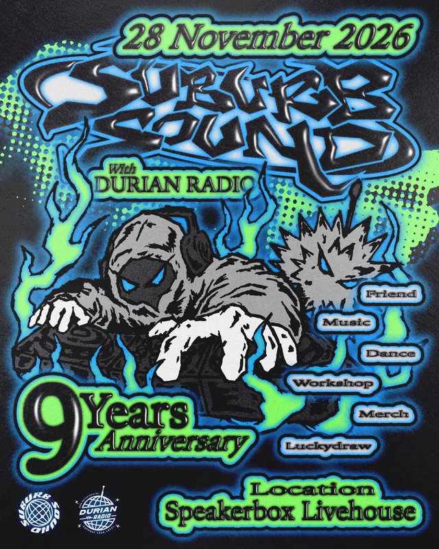 SUBURB SOUND 9-YEAR ANNIVERSARY WITH DURIAN RADIO-thumbnail